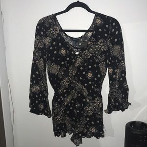 NWT paisley romper